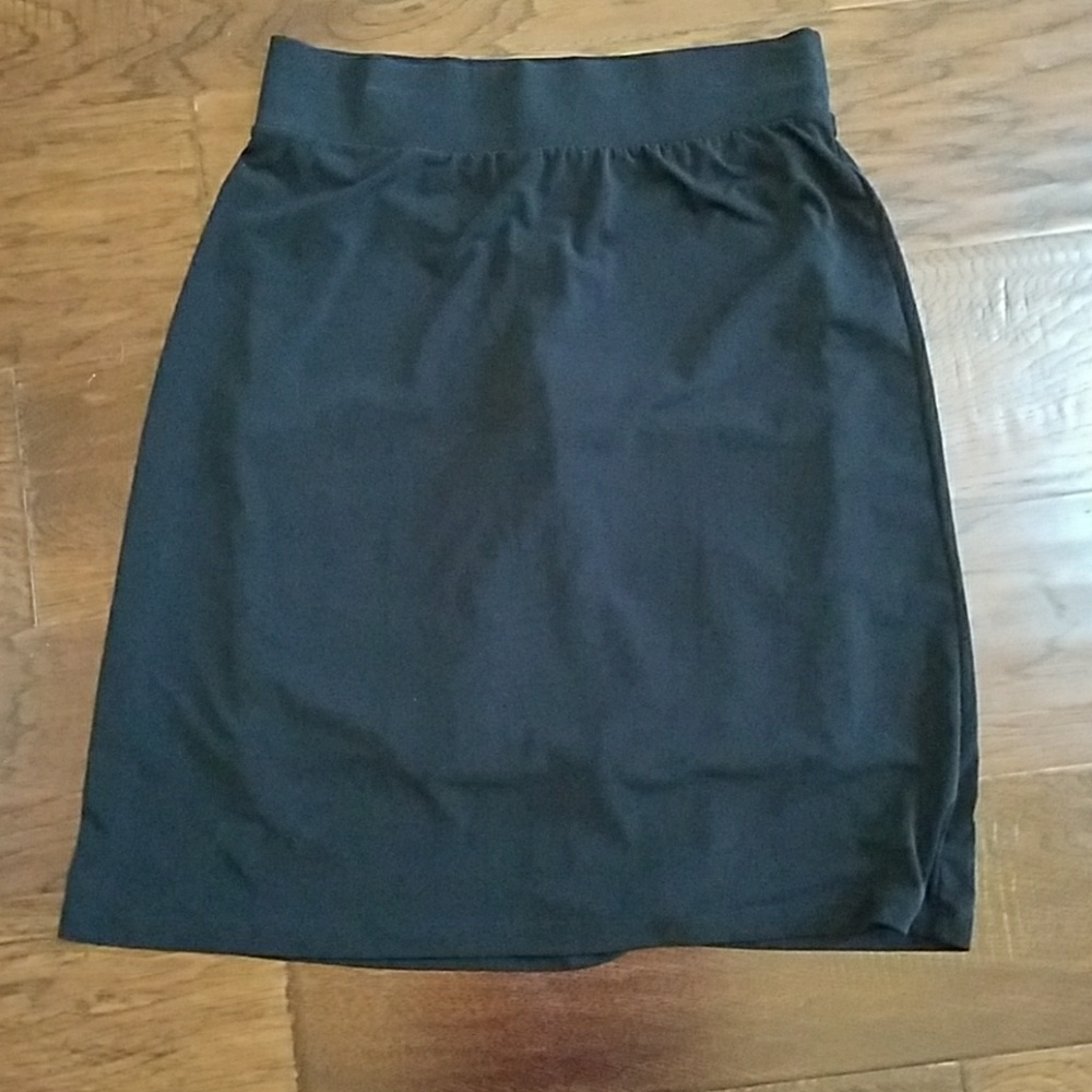 Black skirt with built in compression shorts