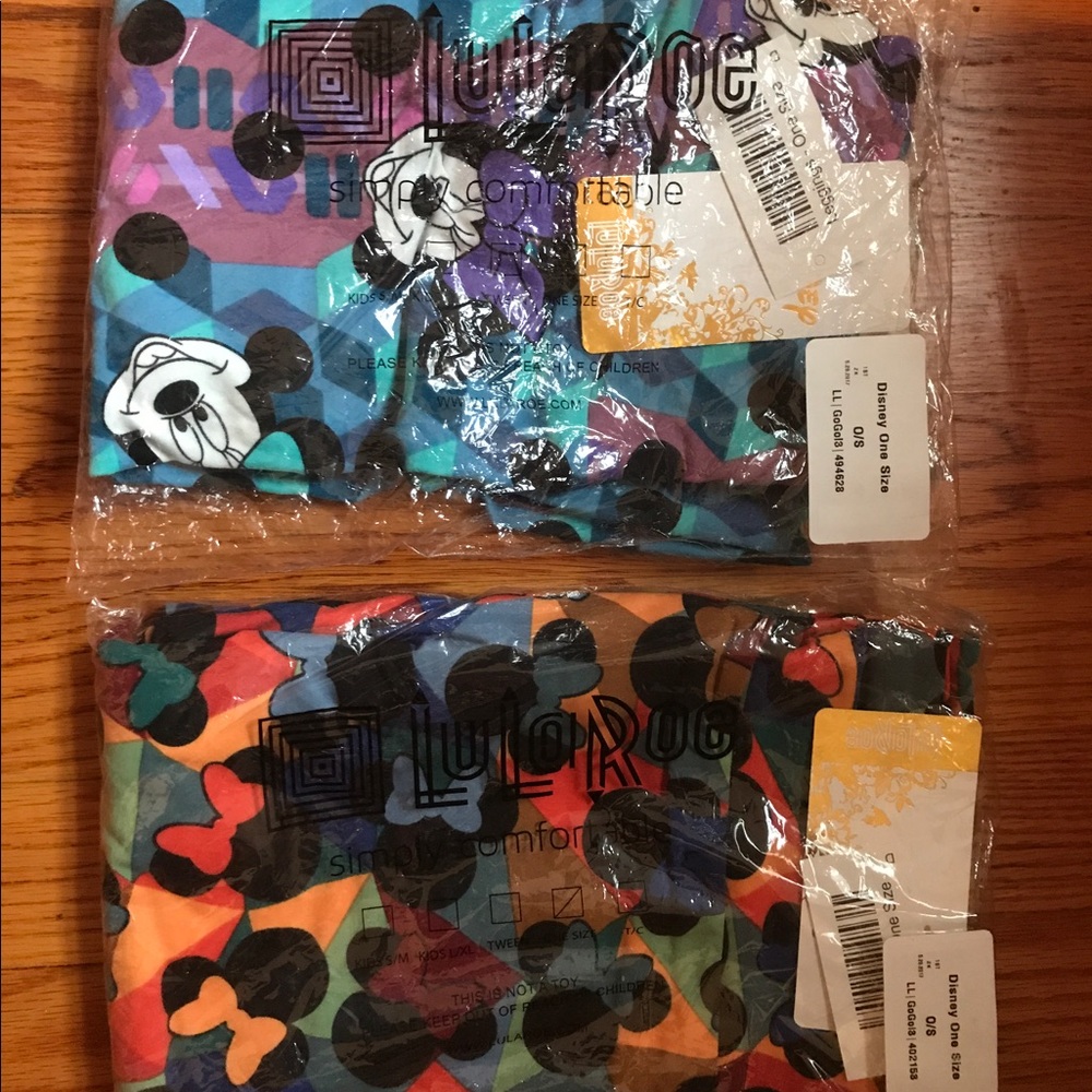 LuLaRoe Disney leggings BNWT