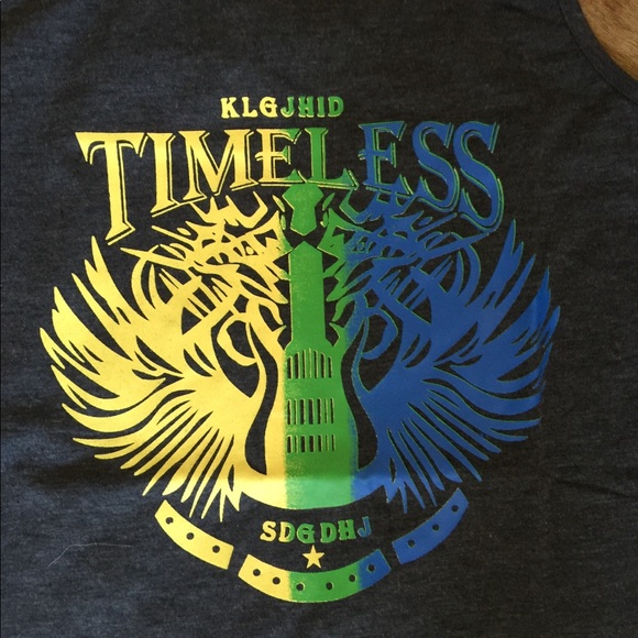 Boho Vintage guitar peace sign graphic tee ☮ - Picture 4 of 7