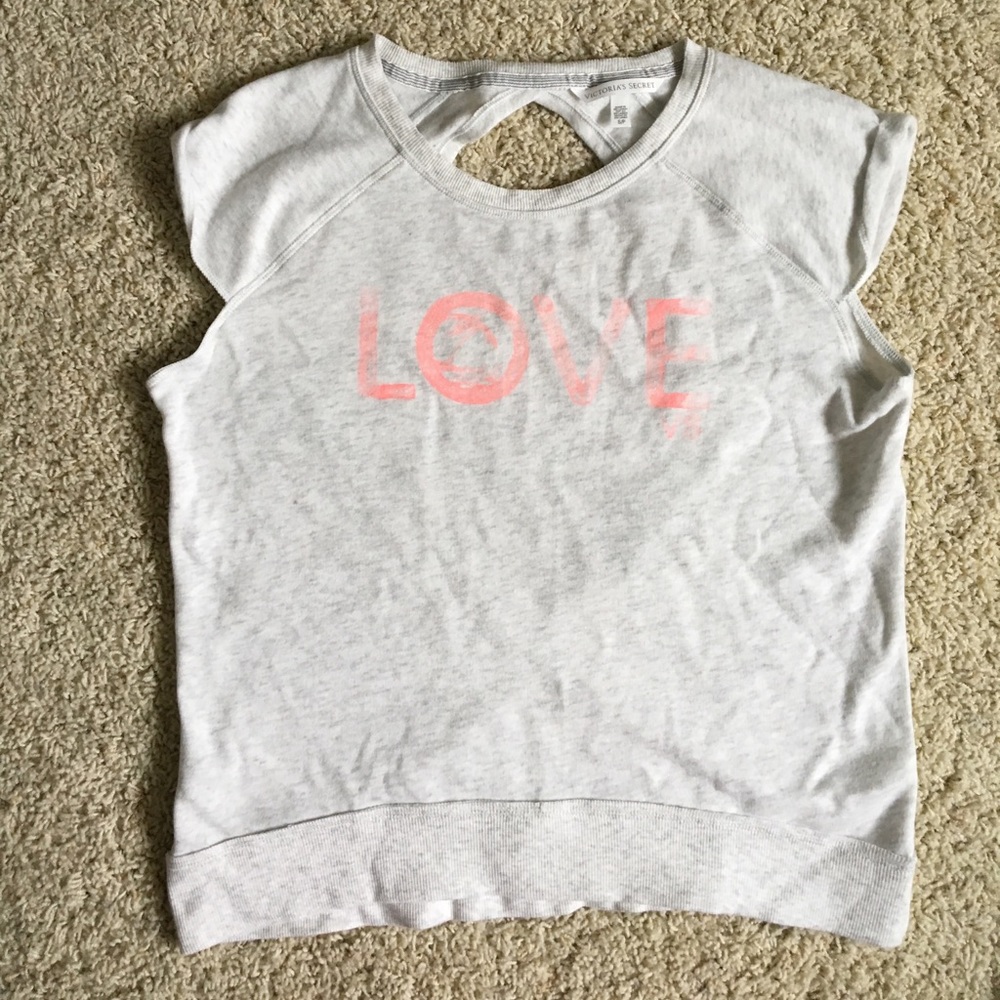 Victoria's Secret Short Sleeve Sweatshirt