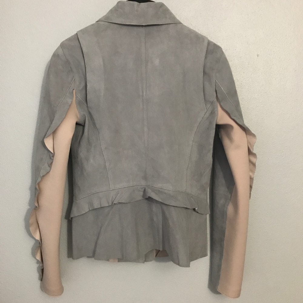 Zac Zac Posen suede ruffle jacket - Picture 7 of 7