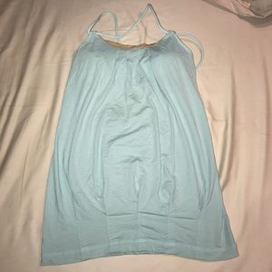 Light blue lululemon tank