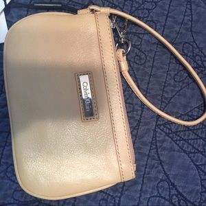 Calvin Klein leather clutch