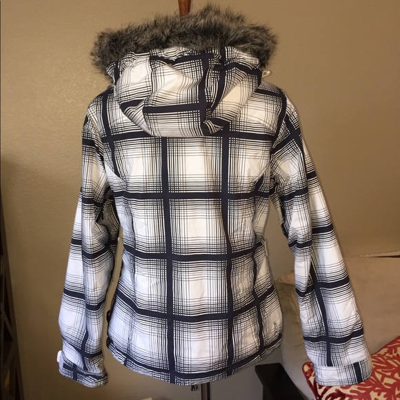 Roxy Fur Trim Snowboard Jacket - Picture 4 of 8