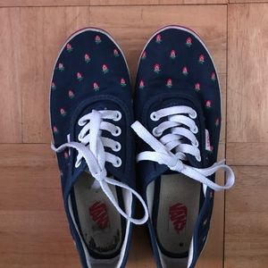 Rare strawberry print vans