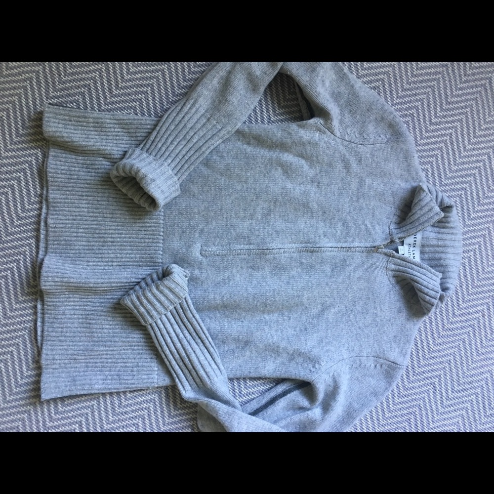 Derek Lam 10 Crosby Athleta Gray Zip Sweater