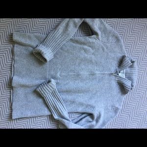 Derek Lam 10 Crosby Athleta Gray Zip Sweater
