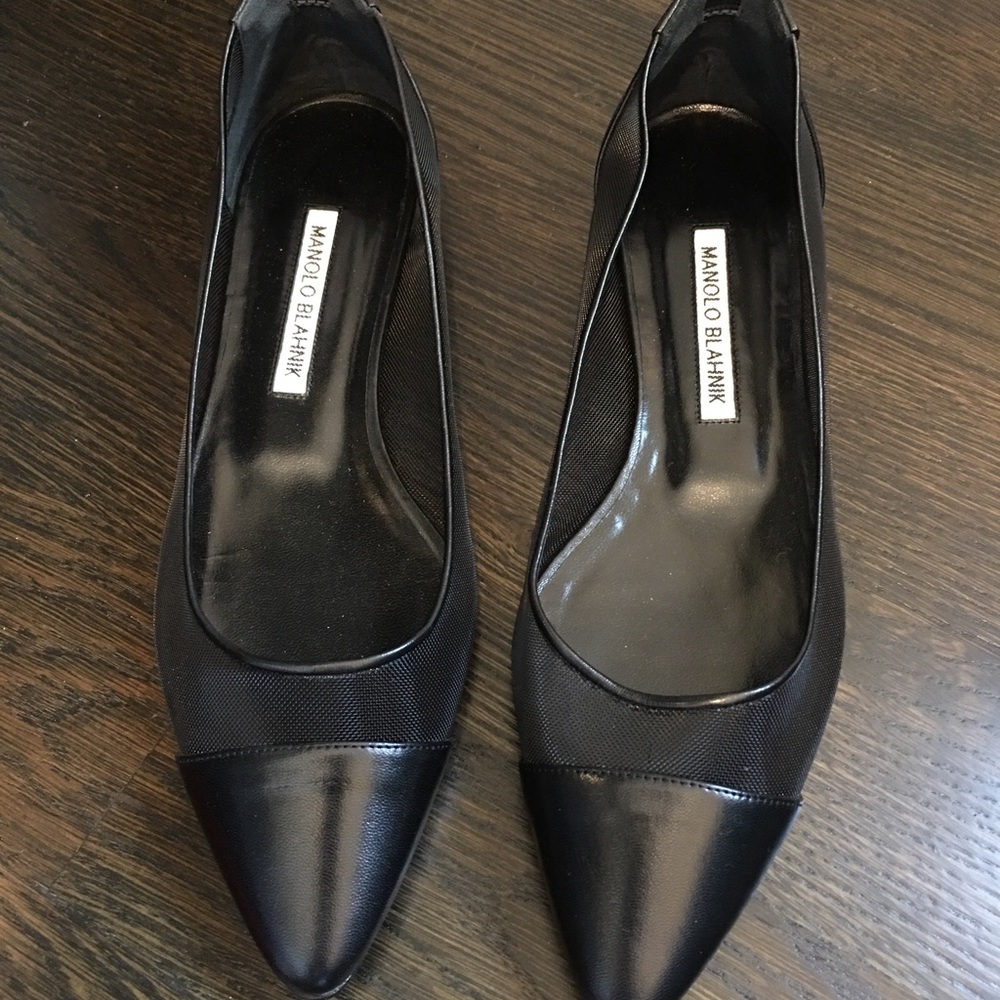 Manolo Blahnik Sheer Flats
