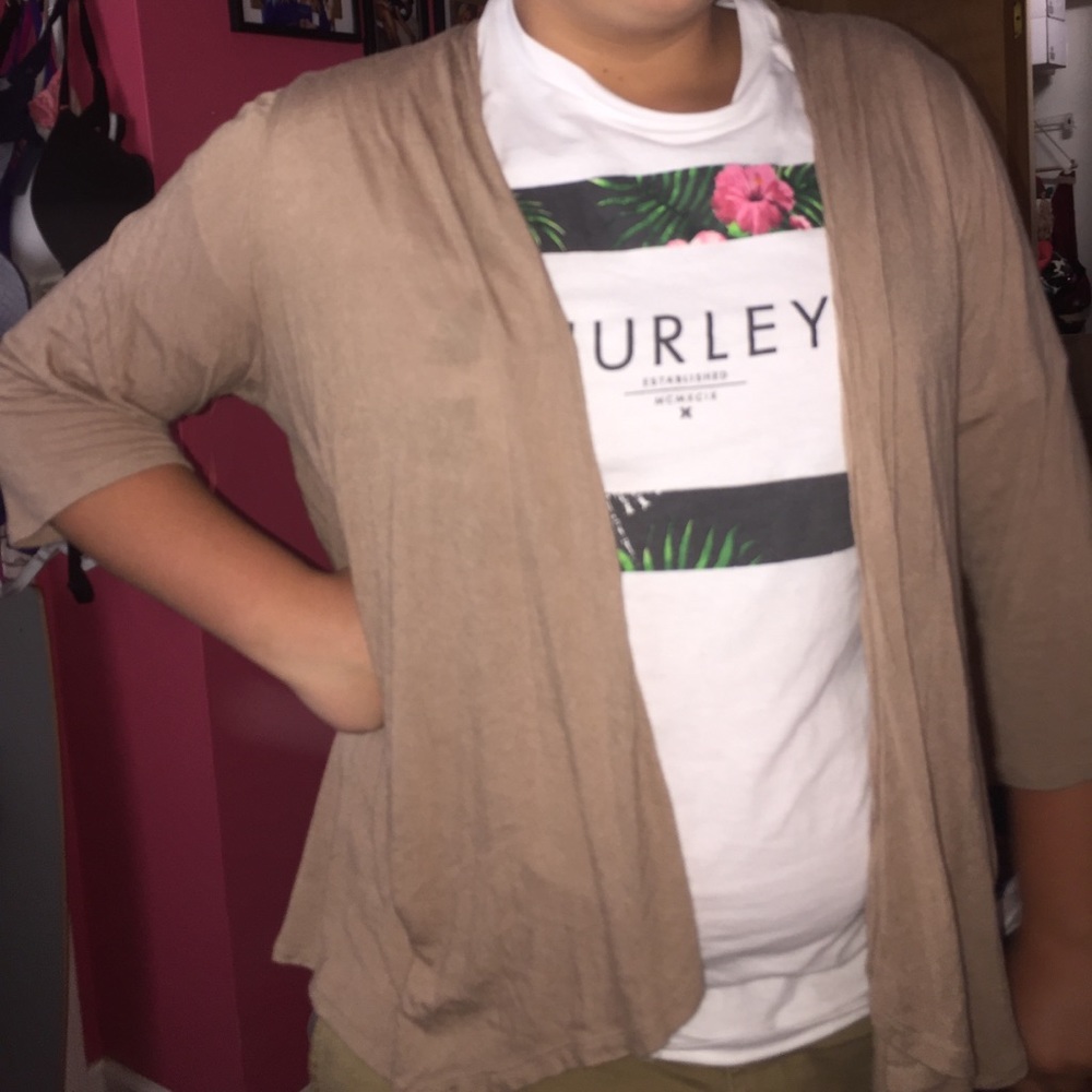 Tan Cardigan