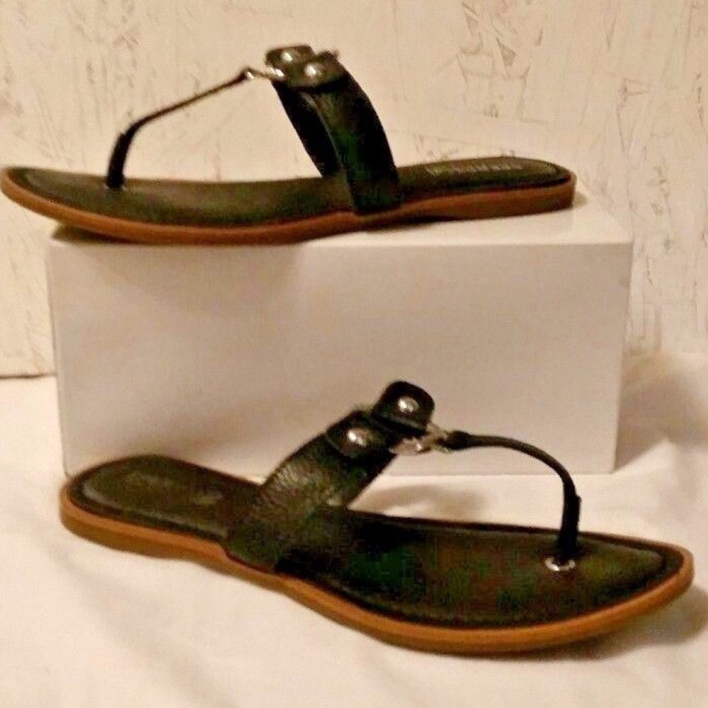 Sperry Top-Sider Sandals Carolina Black Leather