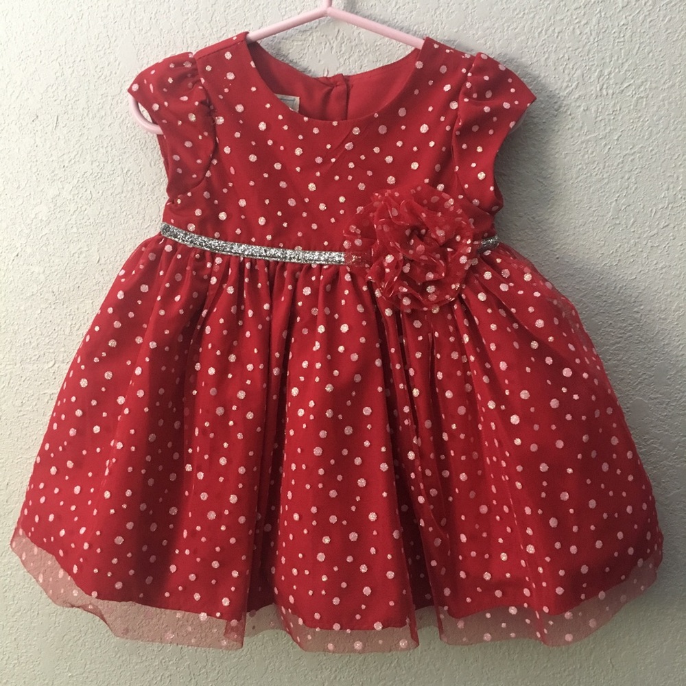 Red and Silver Dress