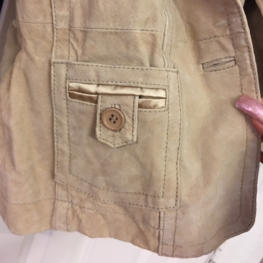 😍 Outer edge Suede jacket m on front - Picture 6 of 8