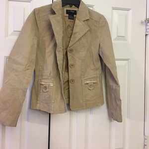 😍 Outer edge Suede jacket m on front