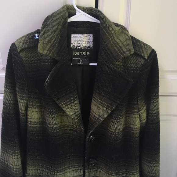 Kensie Pea Coat Small - Picture 3 of 7