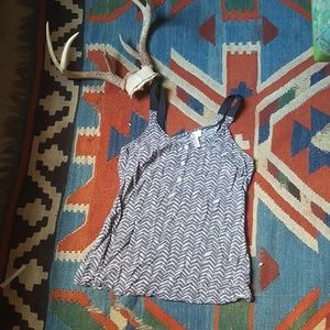 Asymmetrical tank top