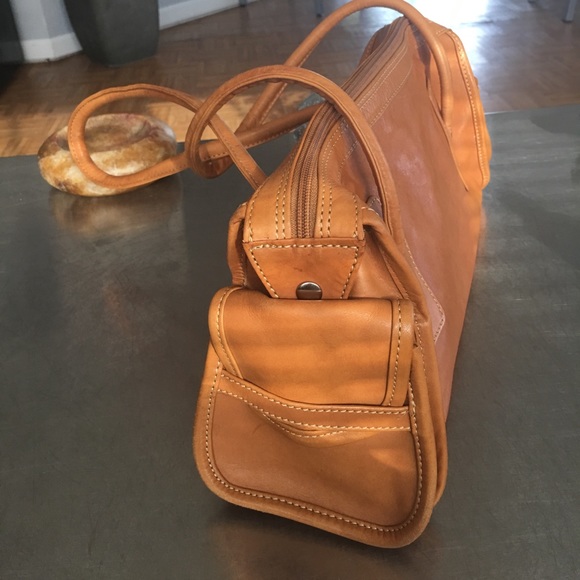 J.CREW/ RAW LEATHER/ SATCHEL / - Picture 2 of 8