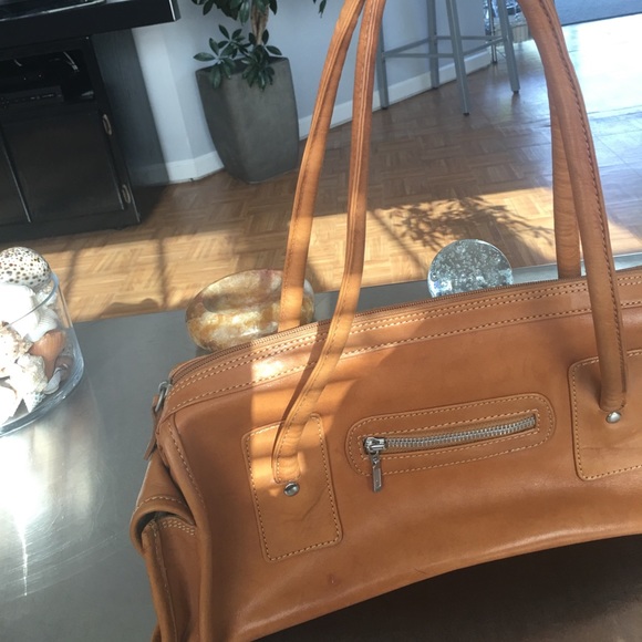 J.CREW/ RAW LEATHER/ SATCHEL / - Picture 3 of 8