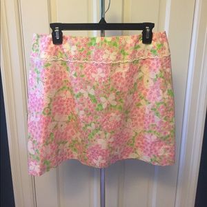 REDUCED! Lilly Pulitzer size 10 pink/green skirt