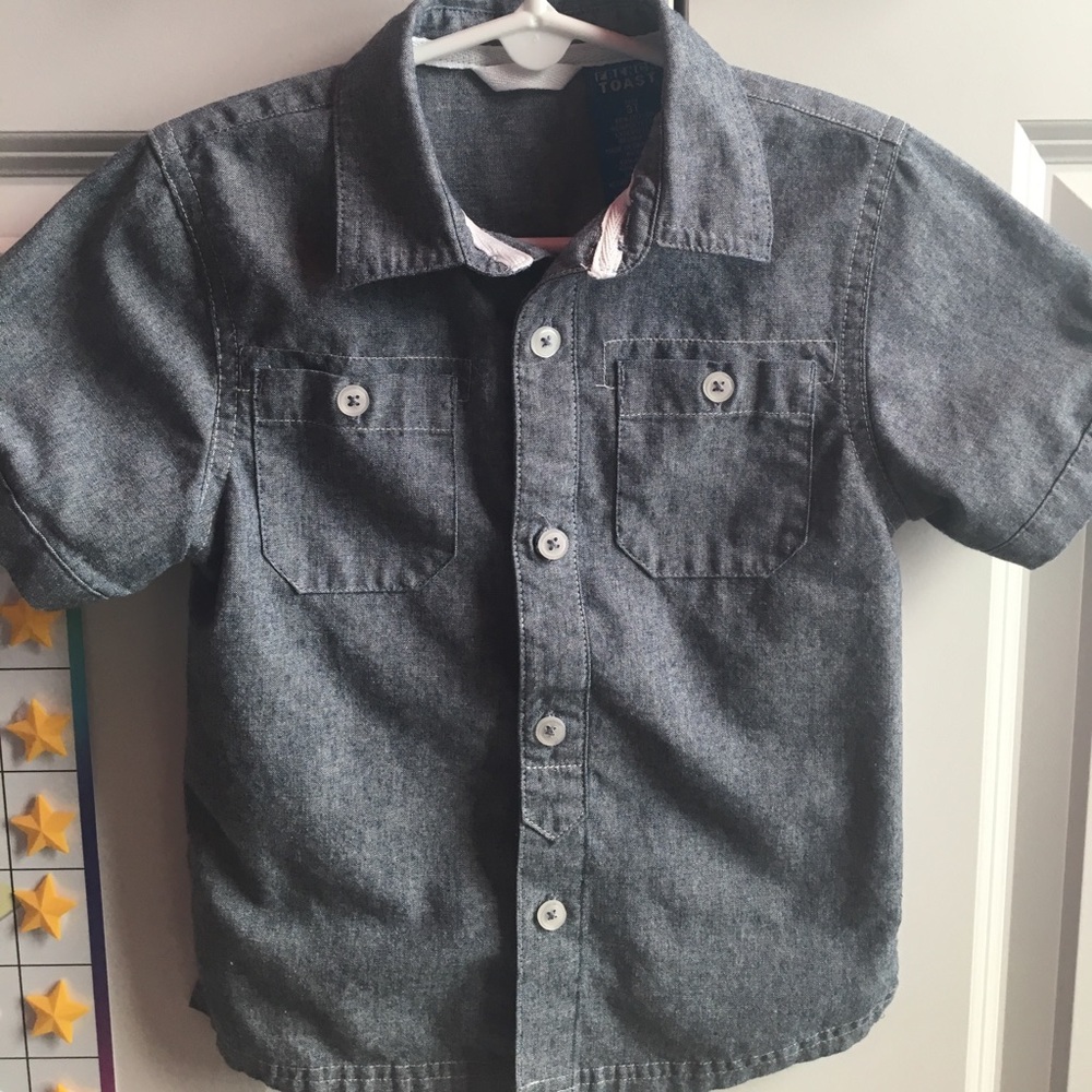 Collar Short Sleeve Shirt