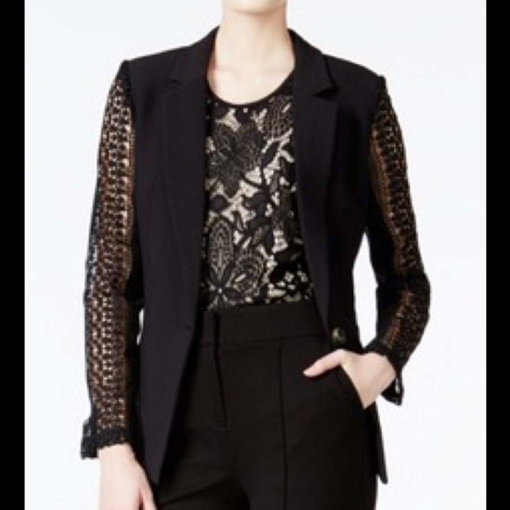 New XOXO Lace Blazer