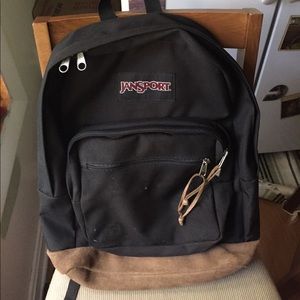 Black jansport backpack