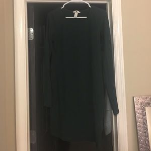 Emerald green long sleeve dress