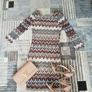 A'GACI Psychedelic Bodycon Mini Dress