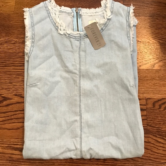 FOREVER 21 DENIM DRESS - Picture 2 of 8