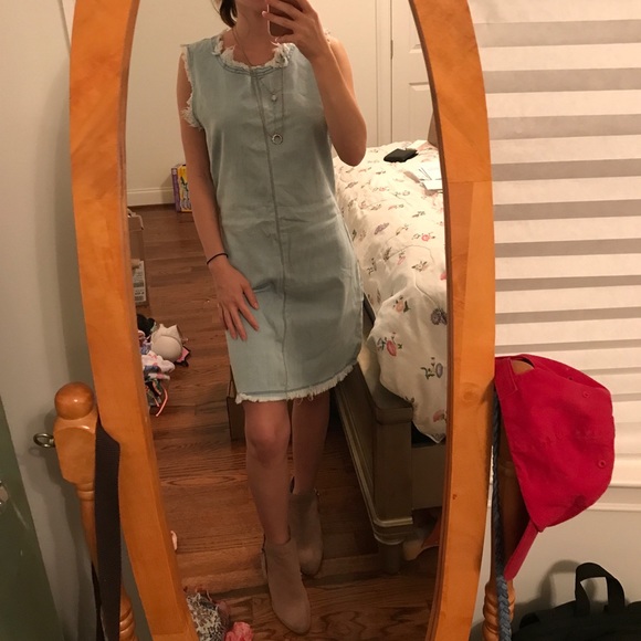 FOREVER 21 DENIM DRESS - Picture 6 of 8