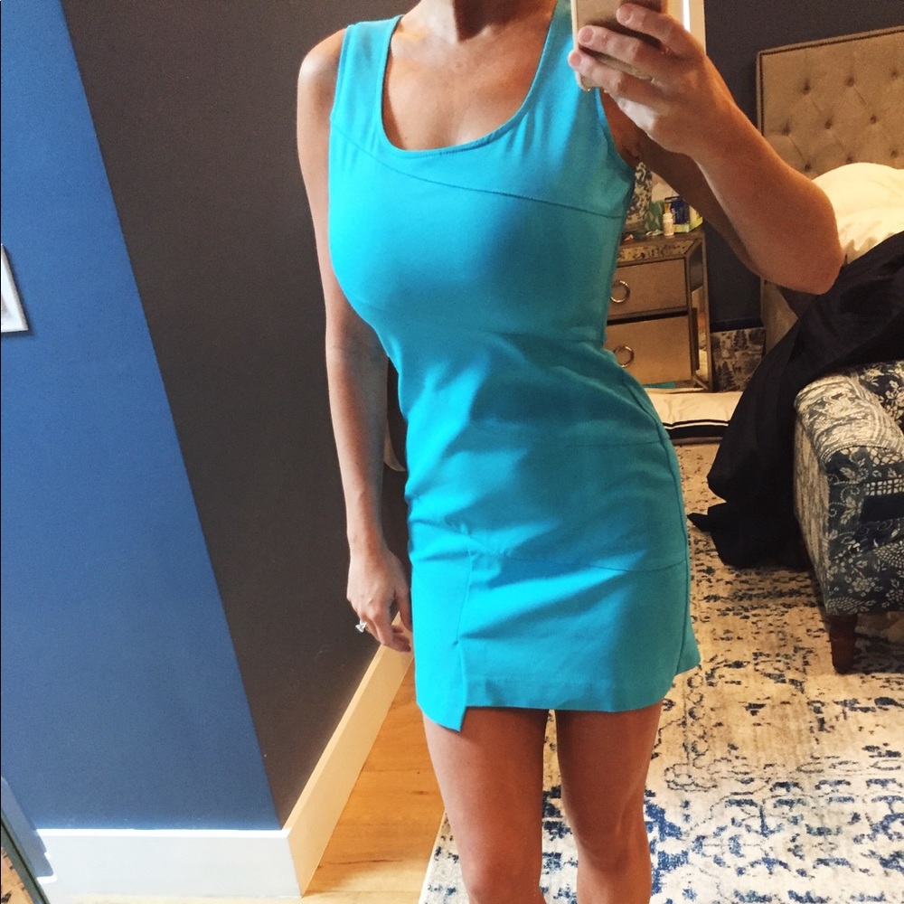Esley Mini Blue Dress