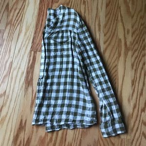 Madewell Plaid Top