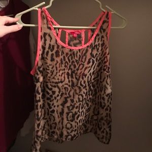 Leopard print blouse