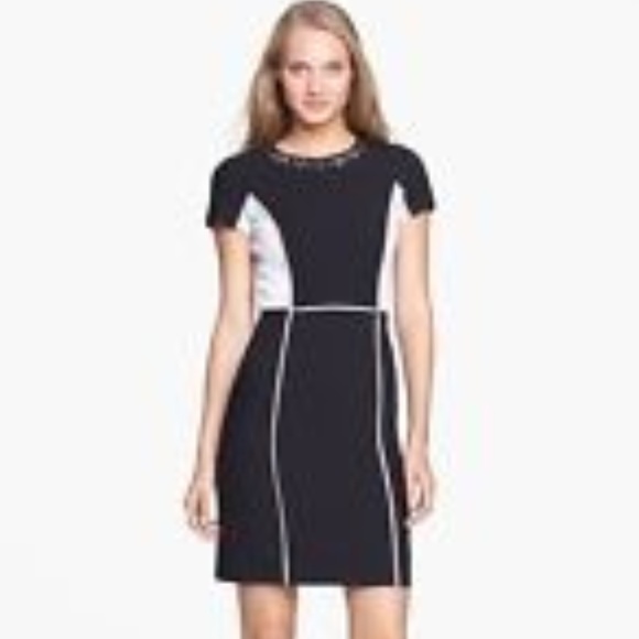 Rebecca Taylor studded color block sheath dress - Picture 1 of 5