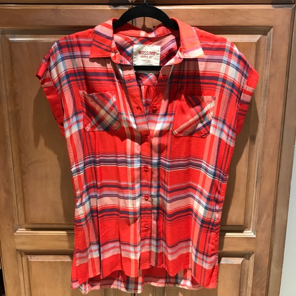 Mossimo Supply Co. Women's Sleeveless Button Down - Picture 1 of 2