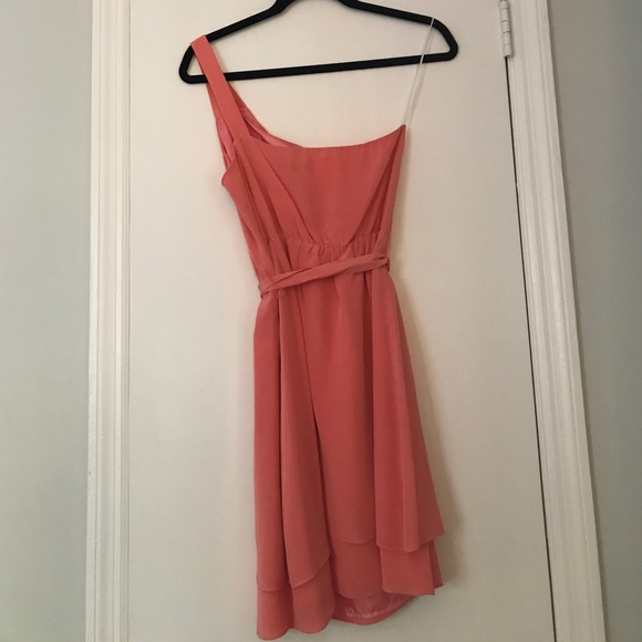 One shoulder pink dress - Picture 2 of 2