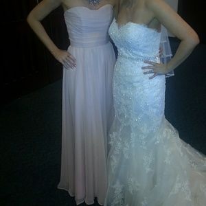 Pink Angelina Facennda bridesmaid dress sz 6