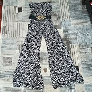 F21 Tribal Jumpsuit