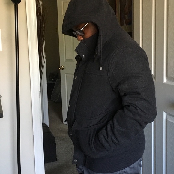 GREY WINTER COAT - Picture 2 of 3