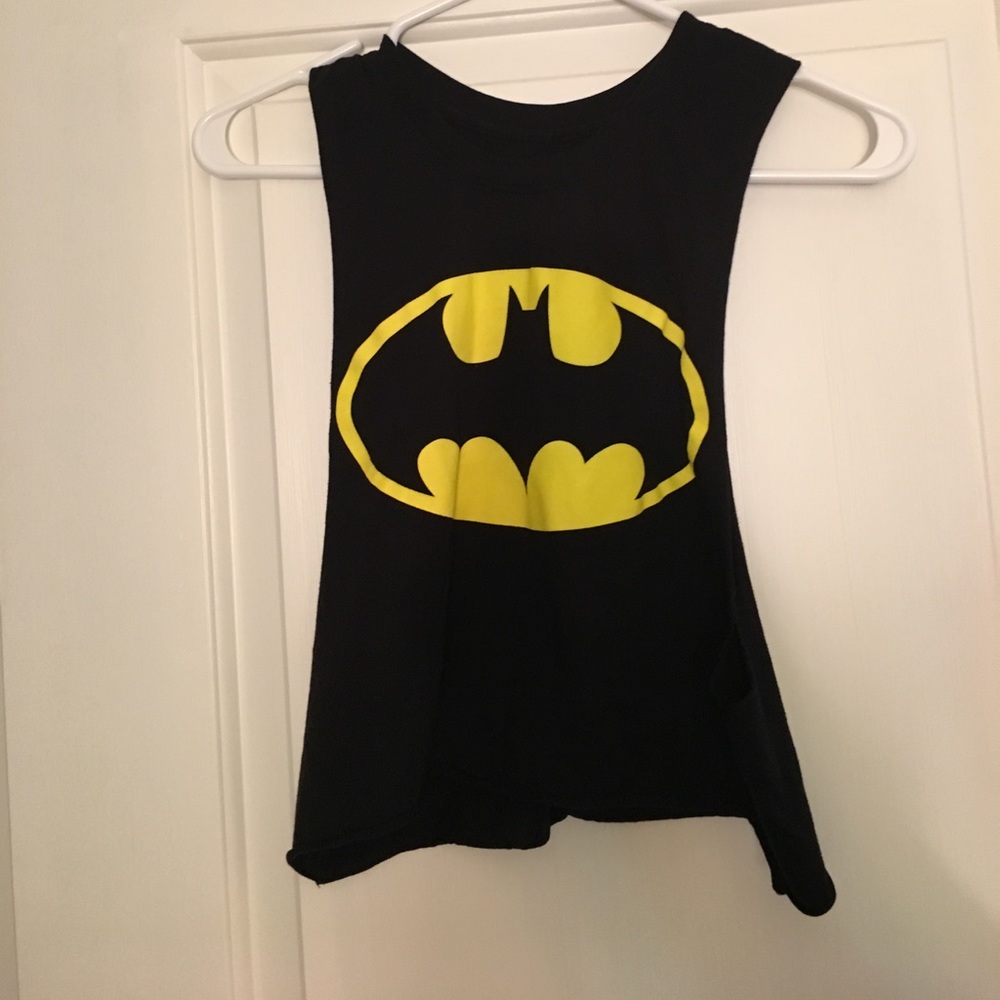 Bat man crop top