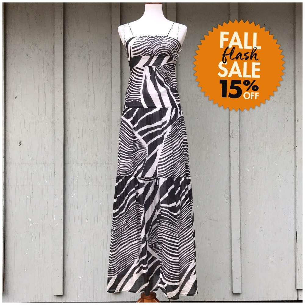 CITRINE COLLECTION TIERED MAXI DRESS