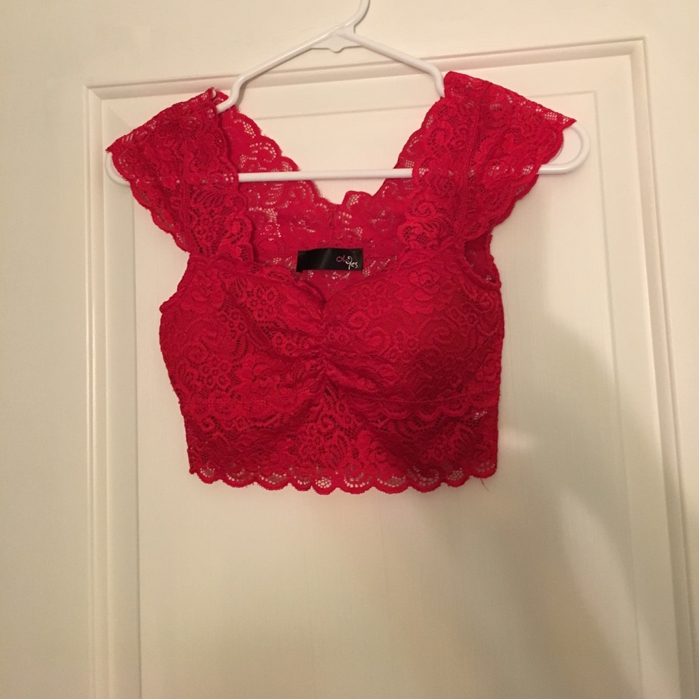 Floral crop top