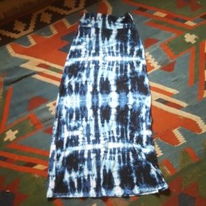 Tyedye maxi shirt