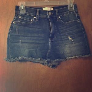 High Waist Denim Shorts