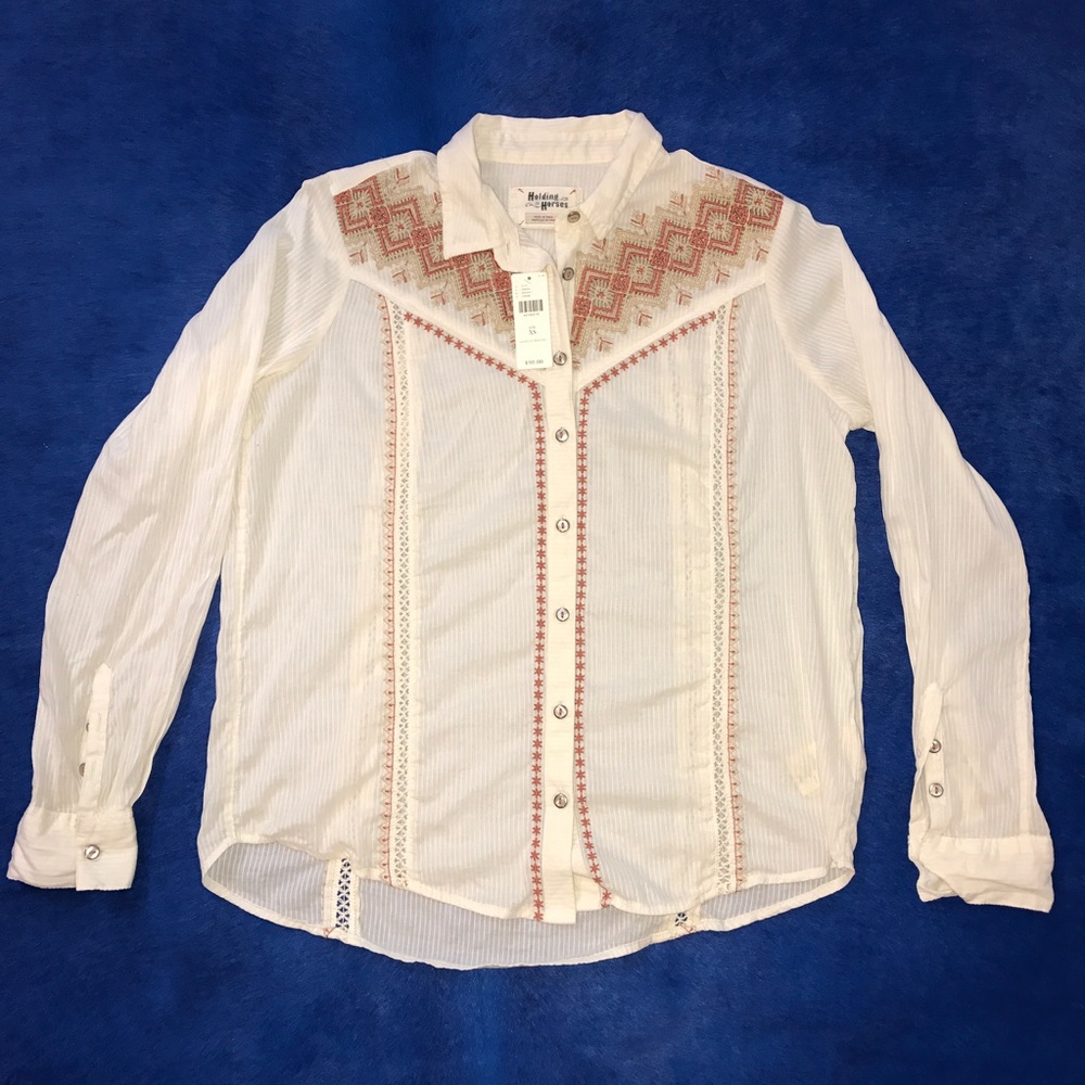 Holding Horses Button-up