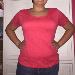 Lace front shirt