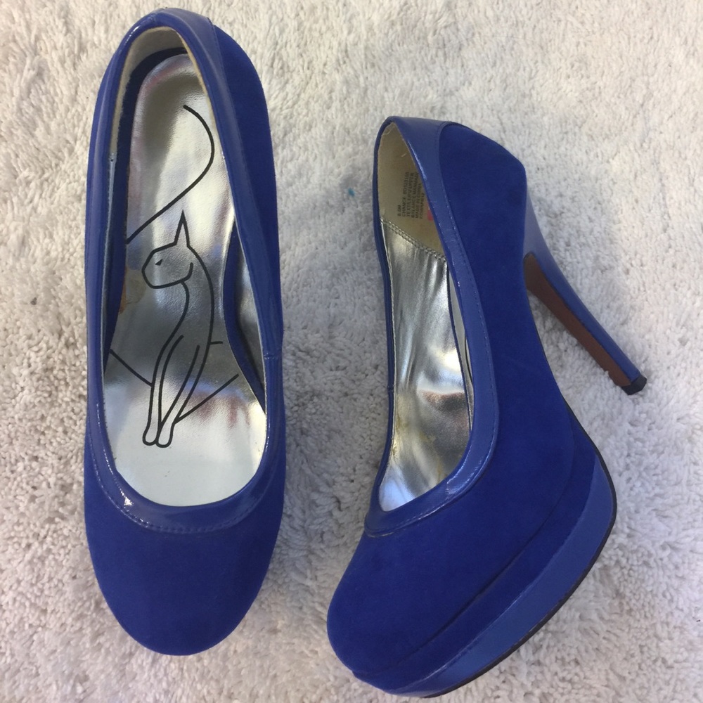 Baby phat blue heels