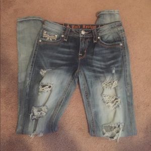 28 by 33 Rock revival skinny jeans