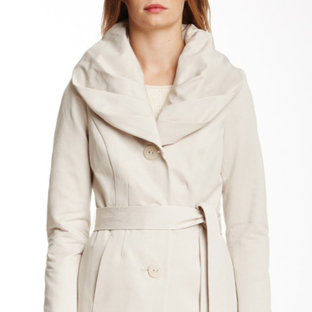 NWT Elie Tahari Cheryl Ottoman Trench Coat
