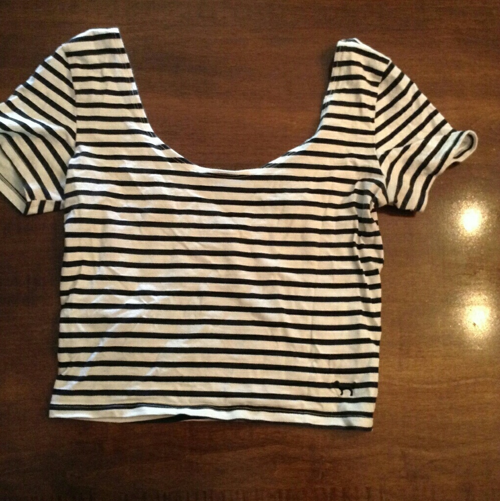 Victoria's secret striped crop top