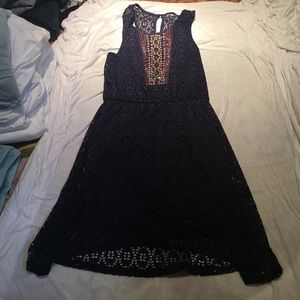 Navy beaded dress